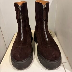 Steve Madden Jones Dark Brown Ankle Boots